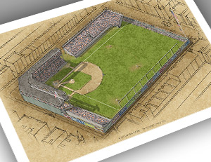 There Used To Be A Ballpark Philadelphia - Columbia Park 13x19 Large ...