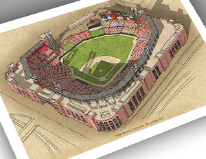 There Used To Be A Ballpark St. Louis - New Busch Stadium 13x19 Large ...