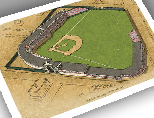 There Used To Be A Ballpark Cincinnati - Palace of the Fans 13x19 Large ...