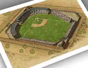 There Used To Be A Ballpark St. Louis - Robison Field 13x19 Large Print ...