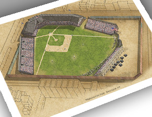 There Used To Be A Ballpark Brooklyn - Washington Park 13x19 Large ...