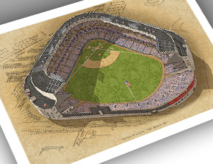 There Used To Be A Ballpark New York - Yankee Stadium Large 13x19 Print ...