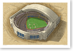 13x19 archival print of Rogers Centre