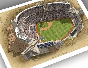 There Used To Be A Ballpark Petco Park 13x19 Large Print - There Used ...